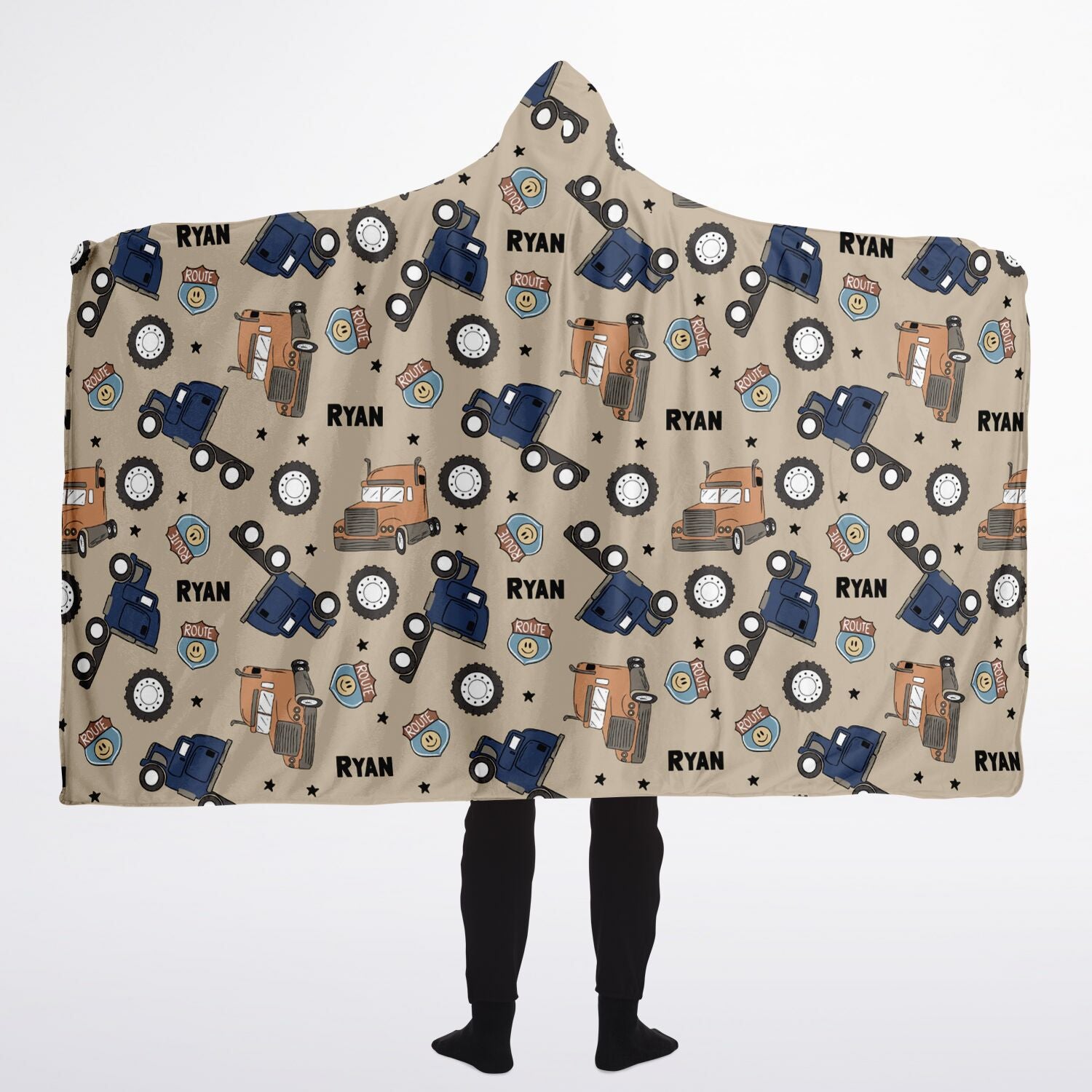 HOODED BLANKET MAC TRUCK