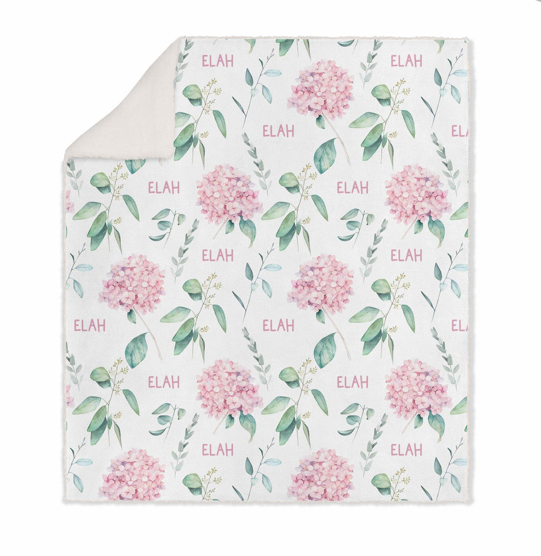 FLORAL SHERPA BLANKET