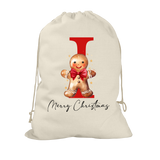 Gingerbread Man Santa Sack