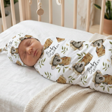 Custom Swaddle Wrap & Beanie