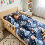 Personalised Kids Quilt Cover & Pillowcase Set