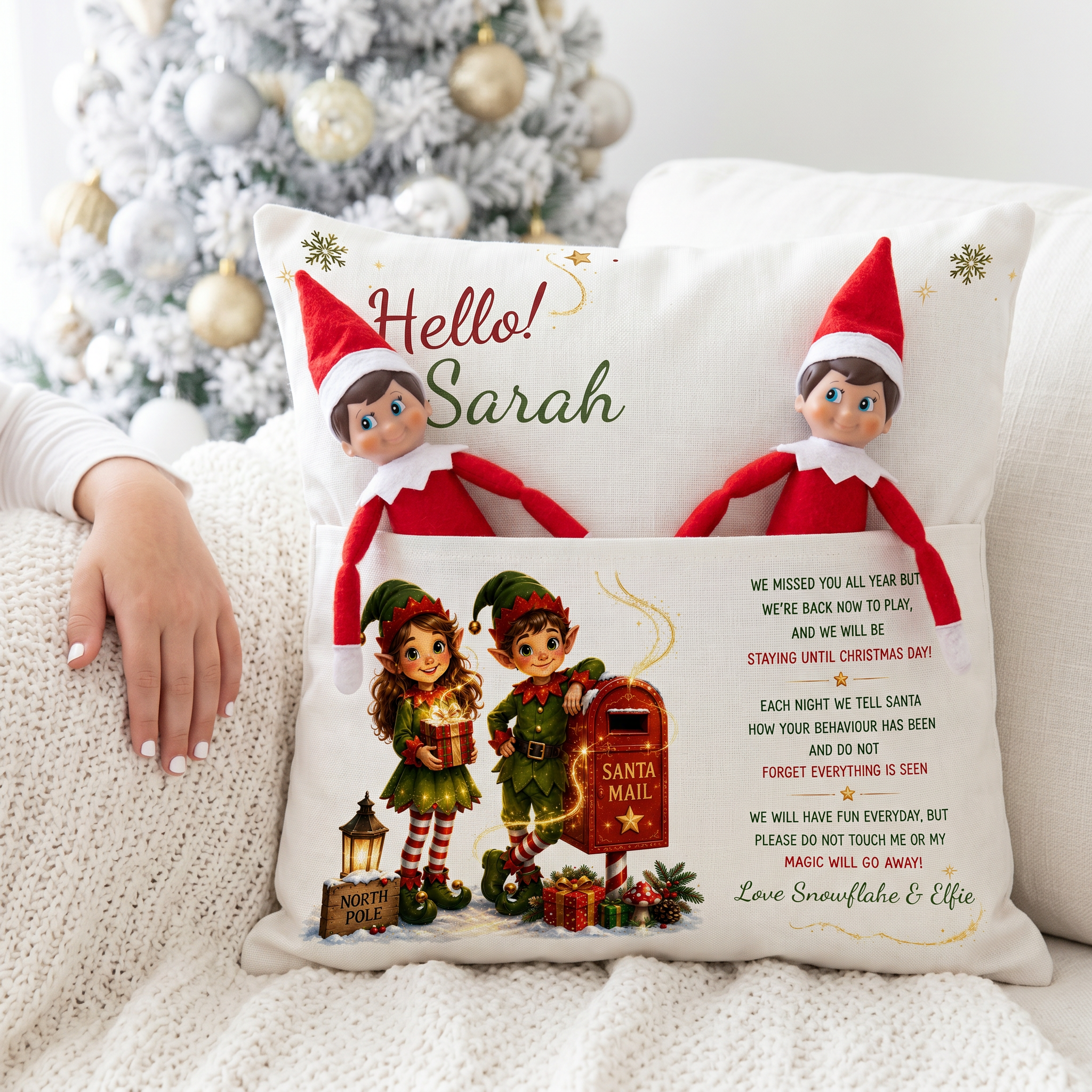 Double Elf Pocket Cushion