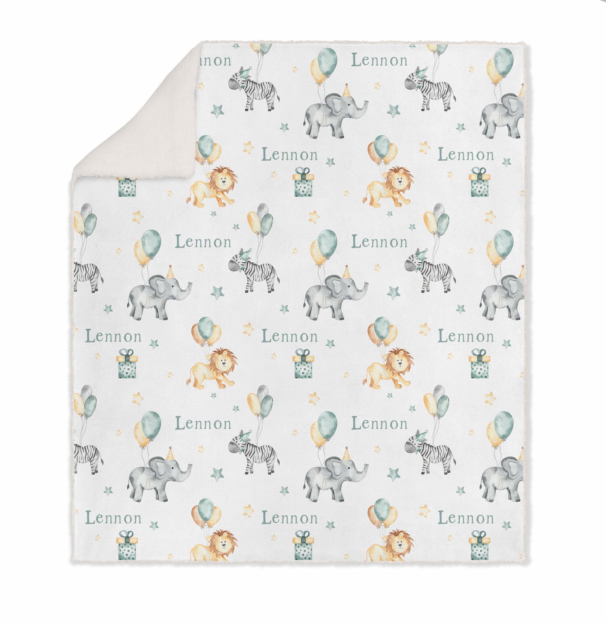 BABY SHERPA BLANKET PERSONALISED