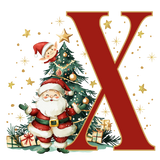 Initial Christmas Mug
