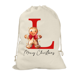 Gingerbread Man Santa Sack