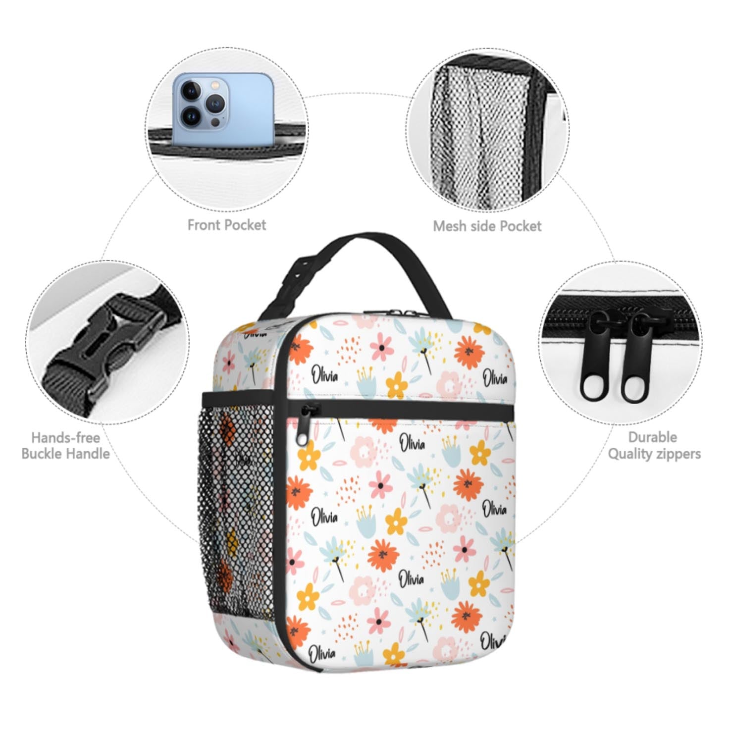 Personalised insulated lunch bag from the value combo - The Custom Co