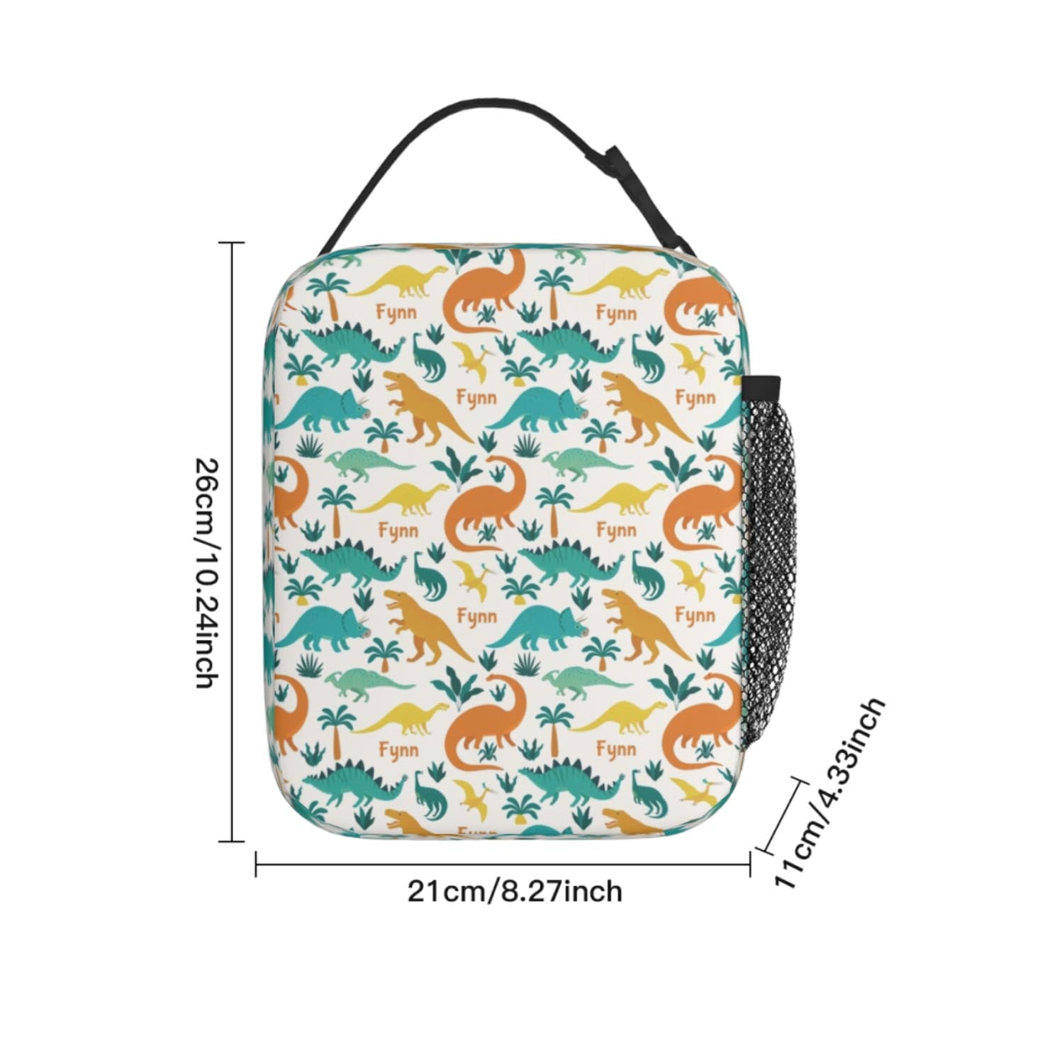 Lunch bag measurements for the personalised value combo - The Custom Co