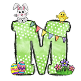 Easter Parade Initial Enamel Mug