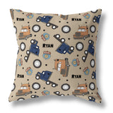 truck kids cushions