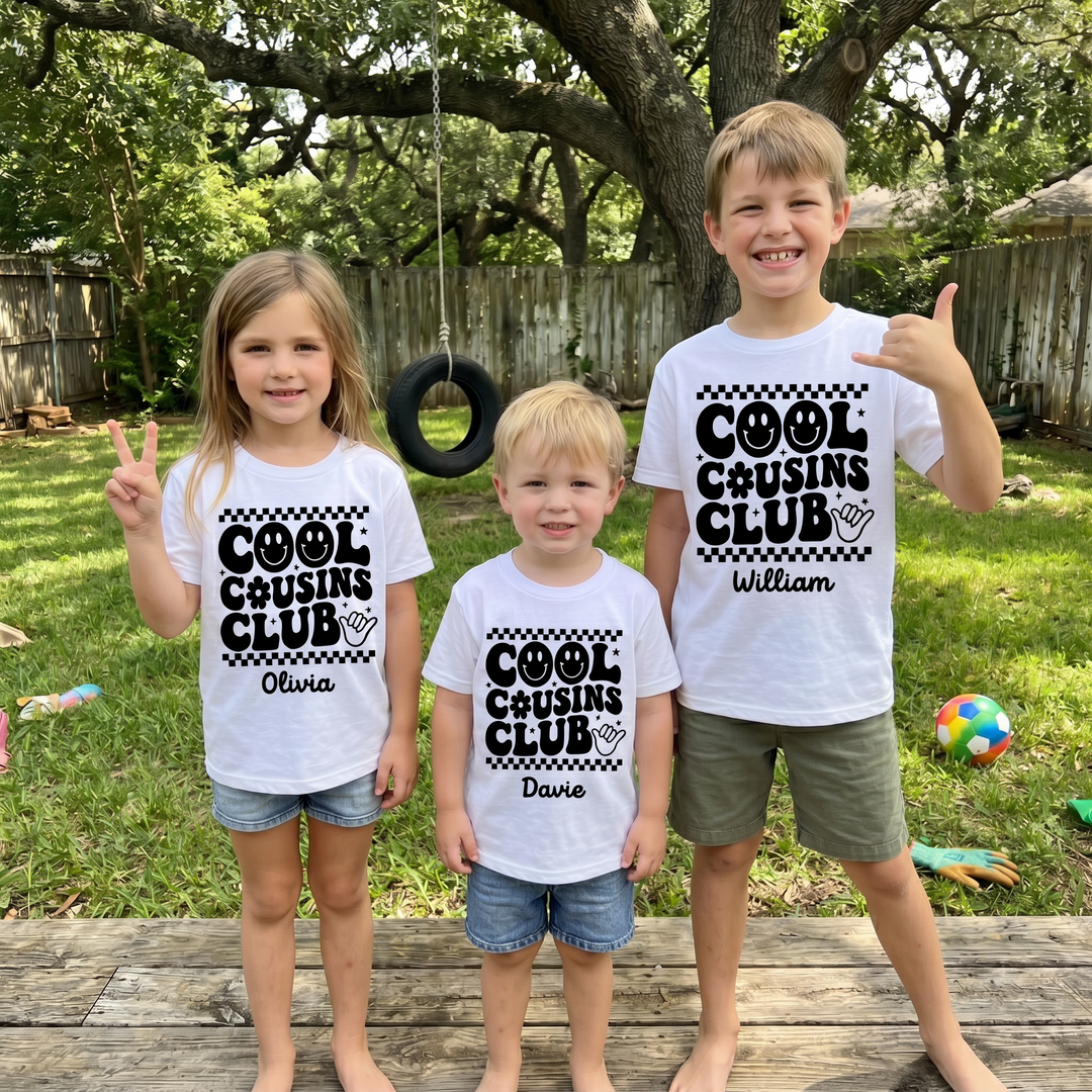 Personalised Cool Cousins Club T-Shirt