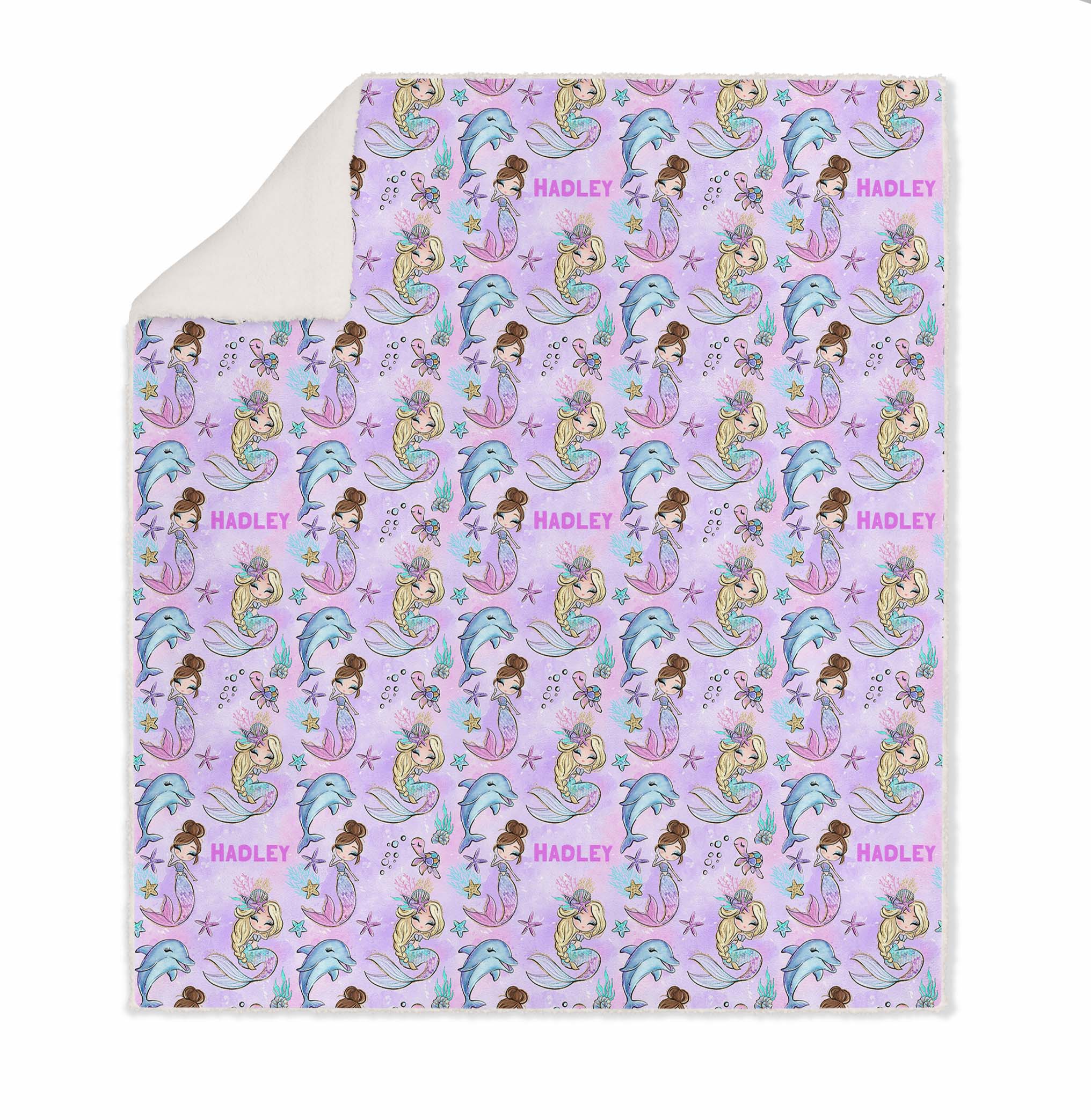 MERMAID SHERPA BLANKET