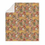 FLORAL SHERPA BLANKET FOR KIDS