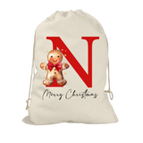 Gingerbread Man Santa Sack