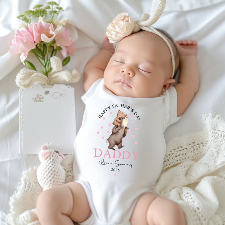 fathers day onesie bears