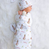Personalised Swaddle & Beanie Set
