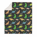 DINOSAUR KIDS BLANKET SHERPA