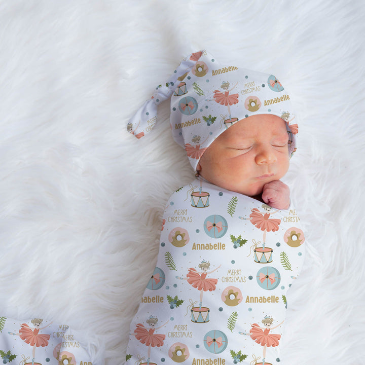 Christmas Swaddle Wrap &amp; Beanie