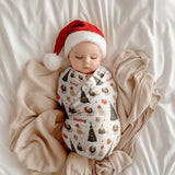 Christmas Swaddle Wrap & Beanie