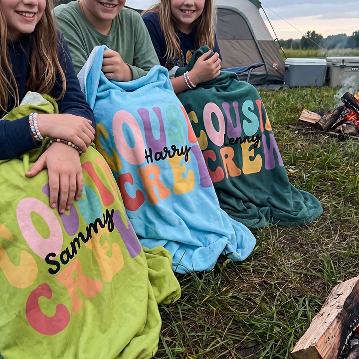 Cousin Crew Personalized Blanket