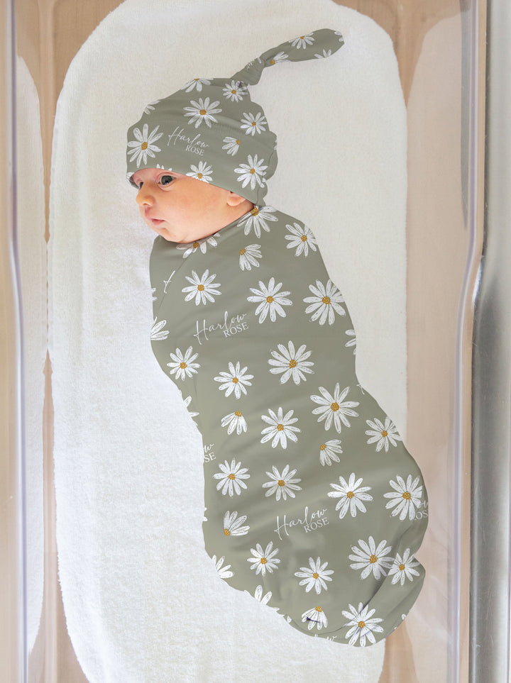 Custom Swaddle Wrap &amp; Beanie