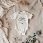 personalised Baby Announcement Onesie