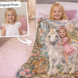 Personalised Photo Face Swap Blanket
