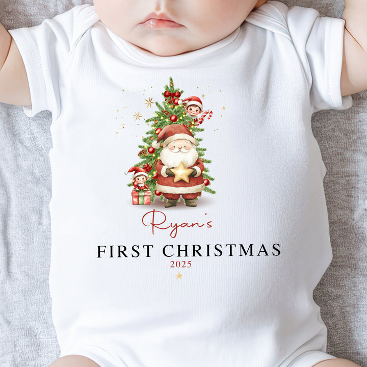santa claus onesie personalised