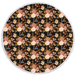 round beach towel