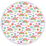 round beach towels