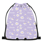 floral drawstring bag