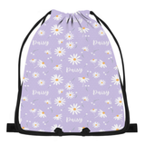 floral drawstring bag