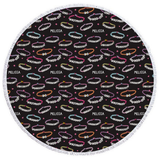 Personalised Round Beach Towel