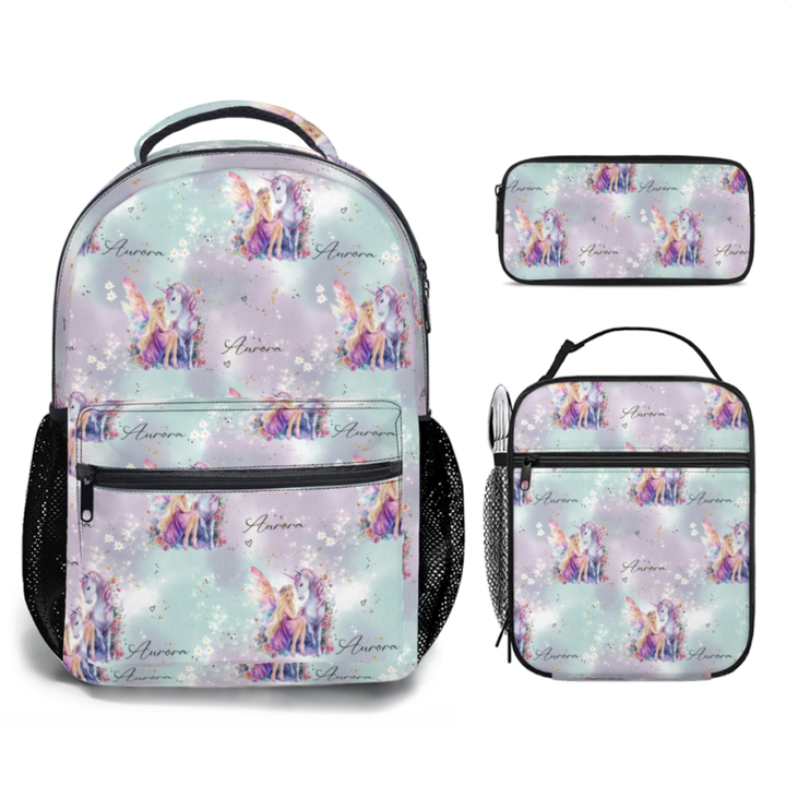 FAIRIES &amp; UNICORNS BACKPACK COMBO