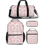 girls backpack lunch bag duffle bag combo