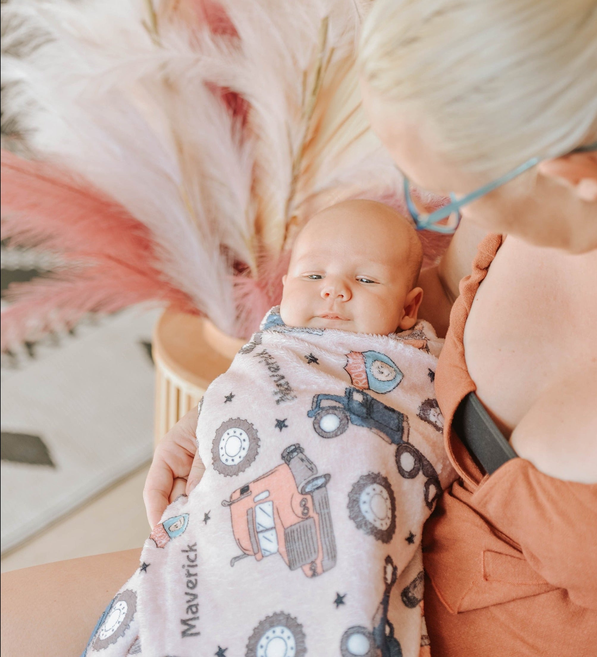 Personalised kids name blanket