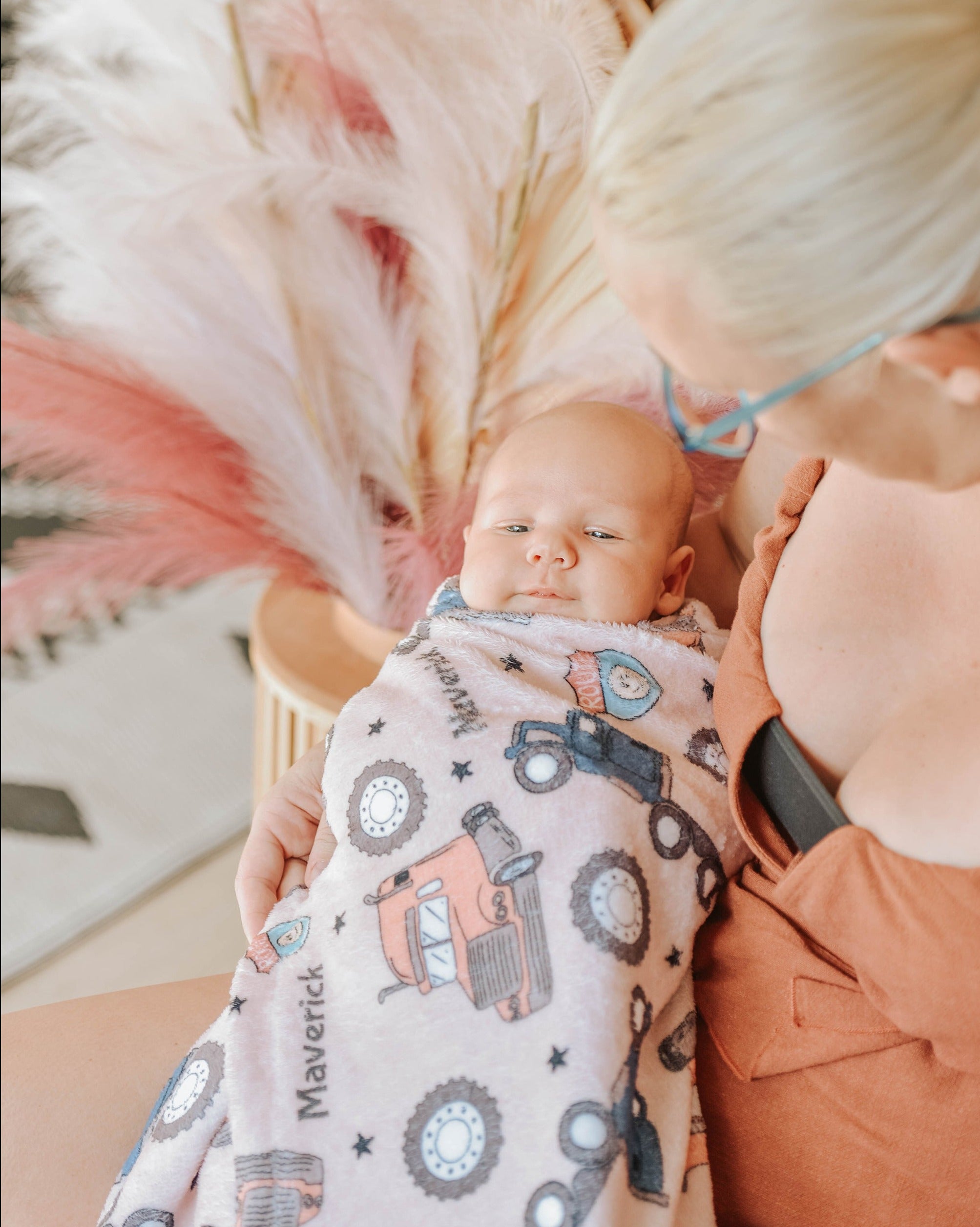 Personalised kids name blanket