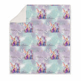 FAIRIES & UNICORNS SHERPA BLANKET