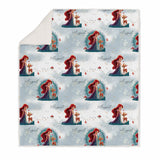 princess sherpa blanket personalised