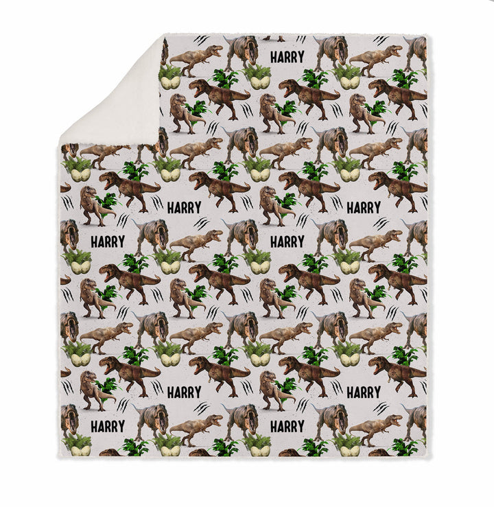 dinosaur kids blanket