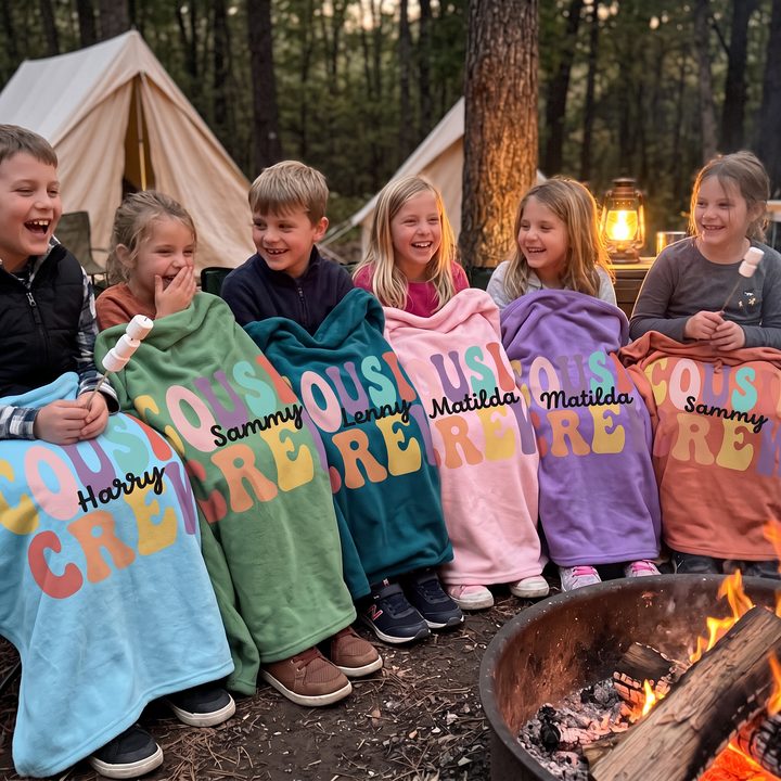 Cousin Crew Personalized Blanket