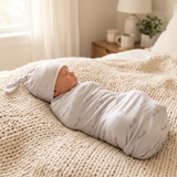 Sweet Signature - Personalised Baby Swaddle & Beanie Set