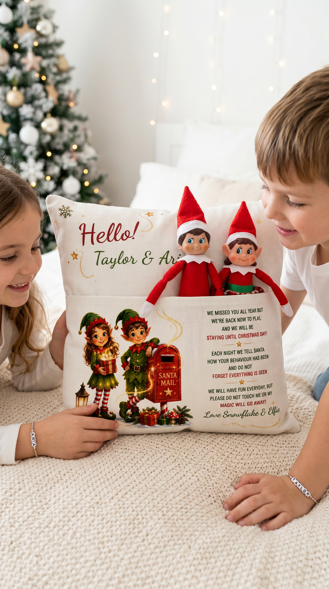 Double Elf Pocket Cushion