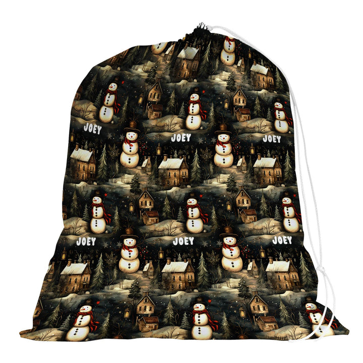 SNOWMAN SANTA SACK