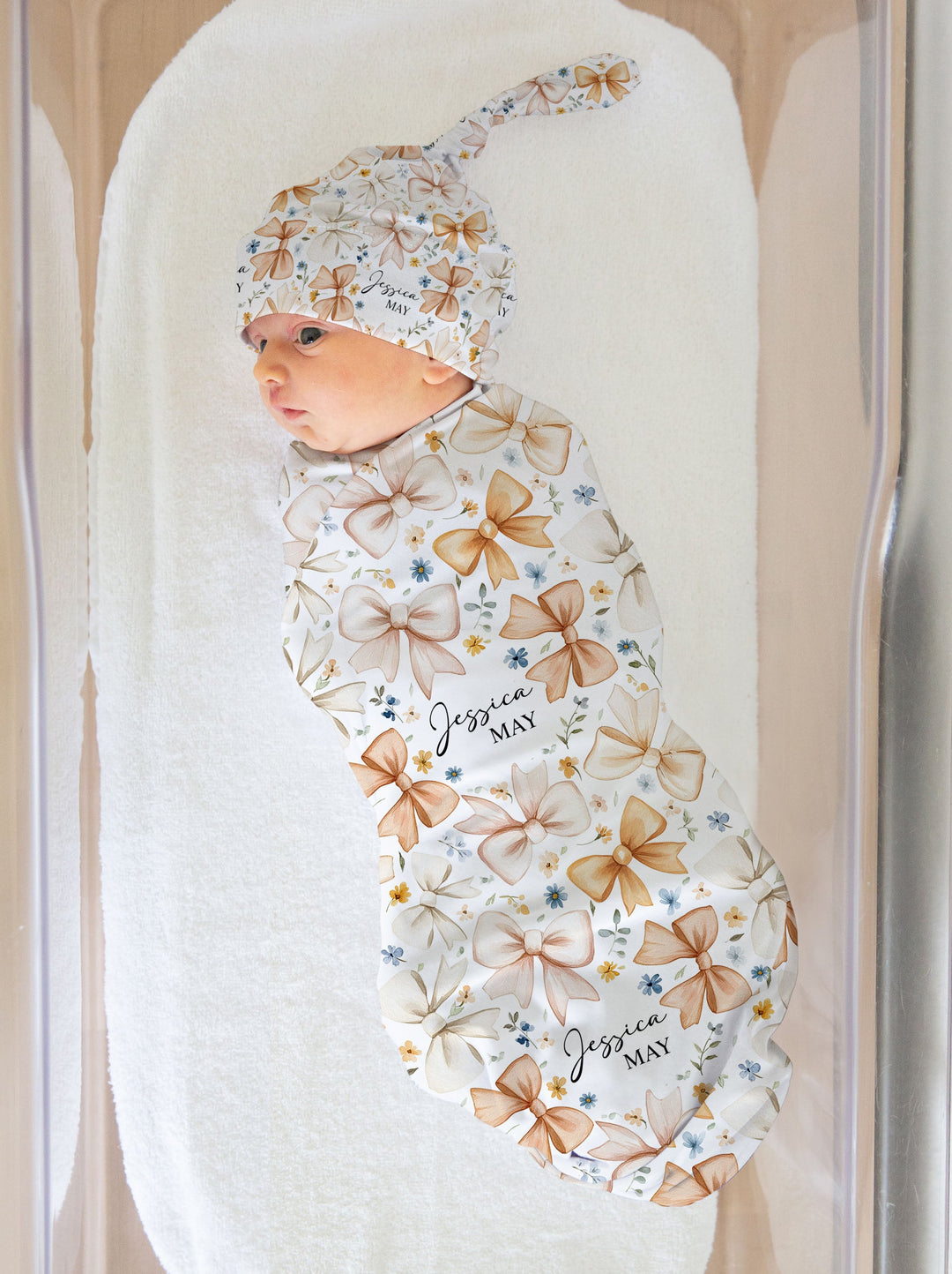 Custom Swaddle Wrap &amp; Beanie