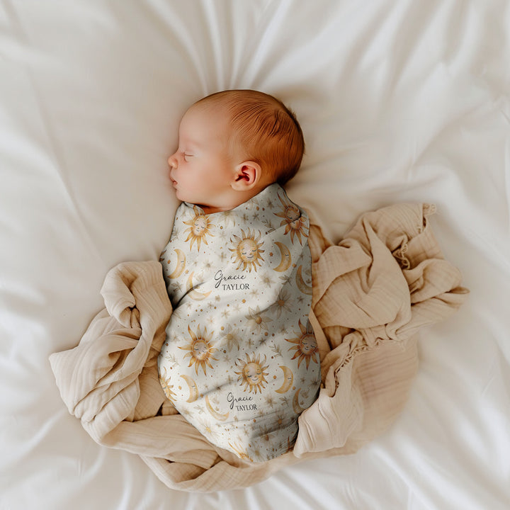 Custom Swaddle Wrap &amp; Beanie