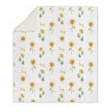 SUNFLOWER BLANKET FOR KIDS