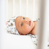 Personalised Swaddle & Beanie Set
