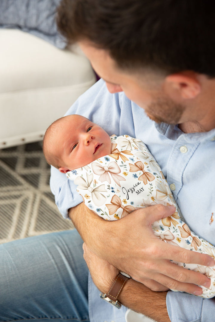 Custom Swaddle Wrap &amp; Beanie