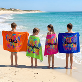 Cousin Crew Pop Art Personalized Towel