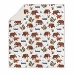 DINOSAUR BLANKET KIDS PERSONALISED